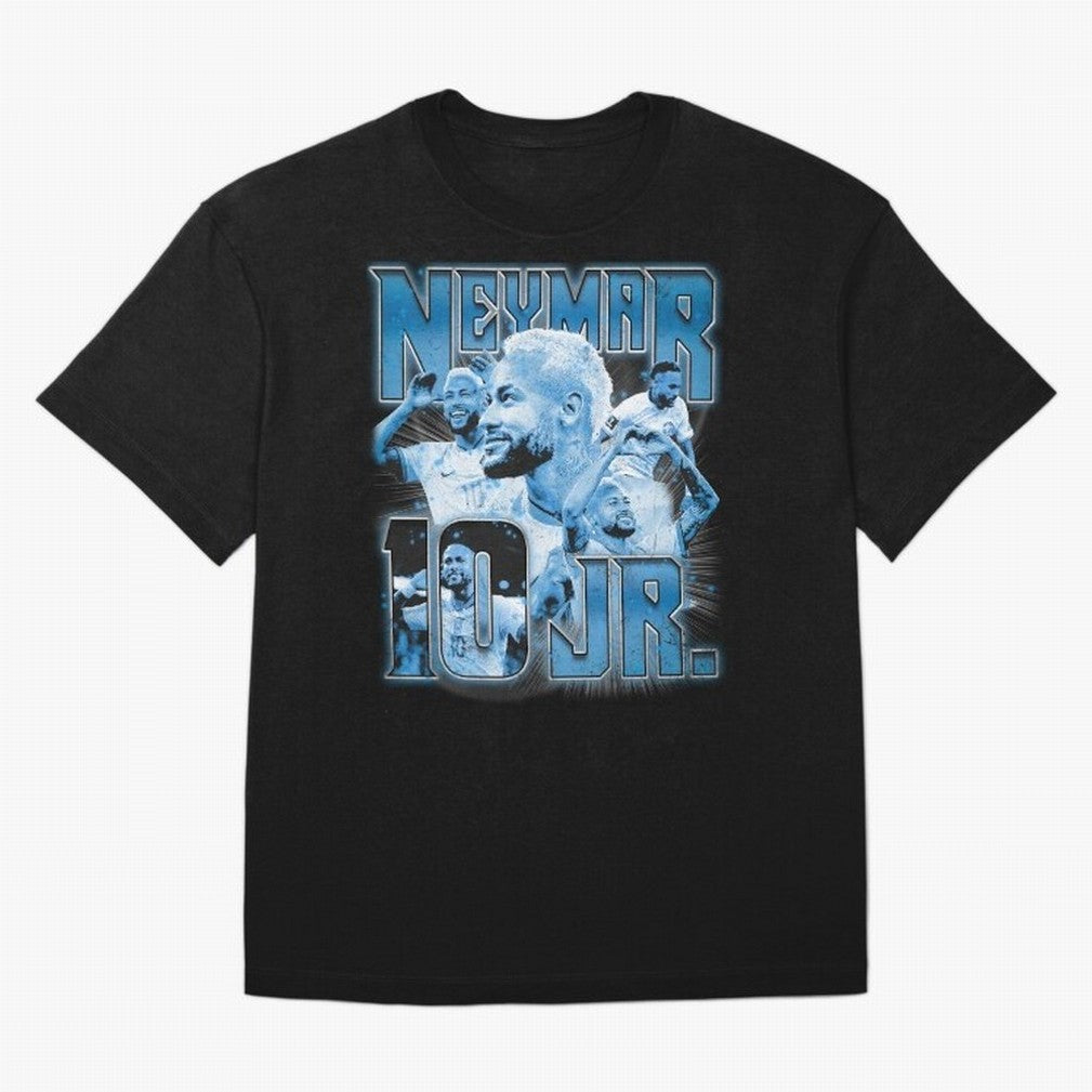 Neymar Jr. Bootleg Classic T-Shirt Celebrate Classic Football Spirit in Match Day Hype around FIFA World Cup 2026 USA Canada Mexico, Mbappe, Brazil, Classic Soccer Heritage, Championship Pressure, Fan Loyalty and International Pride; Perfect for