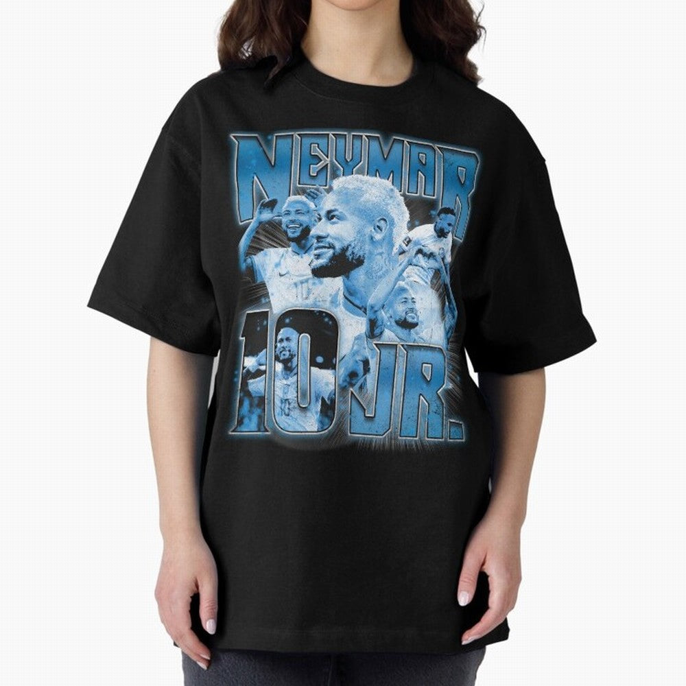 Neymar Jr. Bootleg Classic T-Shirt Celebrate Classic Football Spirit in Match Day Hype around FIFA World Cup 2026 USA Canada Mexico, Mbappe, Brazil, Classic Soccer Heritage, Championship Pressure, Fan Loyalty and International Pride; Perfect for