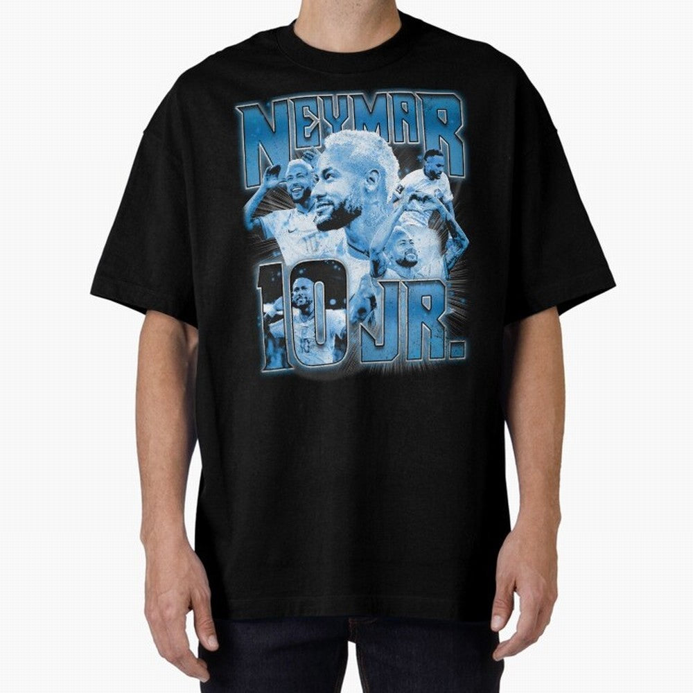 Neymar Jr. Bootleg Classic T-Shirt Celebrate Classic Football Spirit in Match Day Hype around FIFA World Cup 2026 USA Canada Mexico, Mbappe, Brazil, Classic Soccer Heritage, Championship Pressure, Fan Loyalty and International Pride; Perfect for