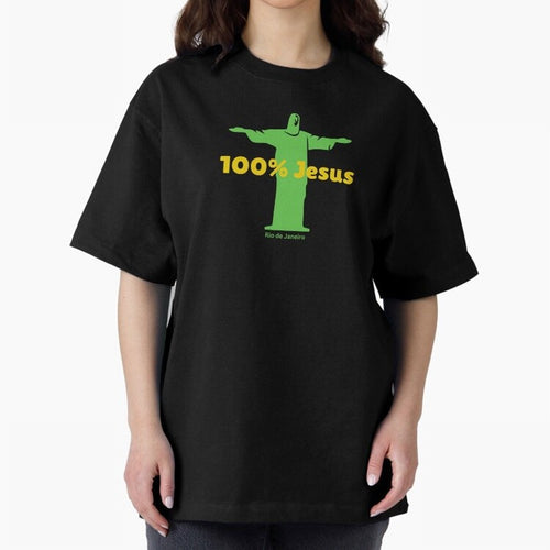 100% Jesus Christ the Redeemer Christian Brazilian Classic T-Shirt Treasure Match Day Hype around FIFA World Cup 2026 USA Canada Mexico, Neymar, Haaland and Cristiano Ronaldo, Brazil, Portugal and Argentina, Stadium Memories, Football Loyalty,
