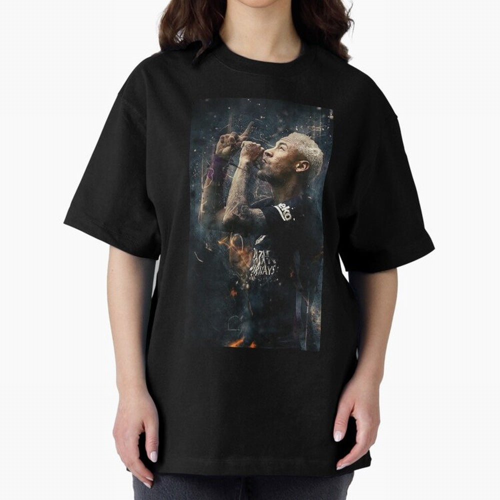 Neymar Junior - Design #o22 Oversized T-Shirt Show Fan Pride Across Match Day Hype around FIFA World Cup 2026, Haaland, Netherlands, Tournament Hype, Historic Matchups, Family Viewing Parties and Global Sports Pride; Built for Supporters Chasing
