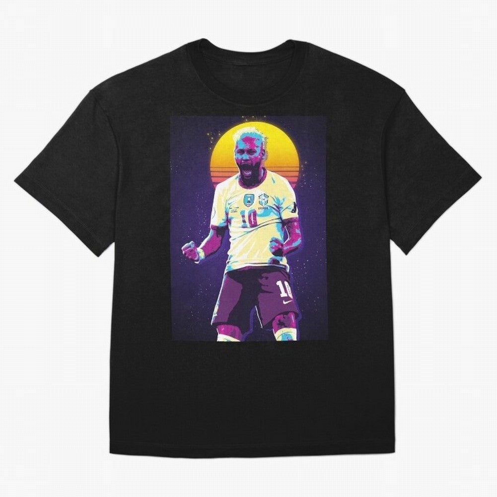 Neymar Jr selebration retro 80s Classic T-Shirt Relive Legendary Nights from FIFA World Cup 2026 Group Stage Connected to Messi and Cristiano Ronaldo, Netherlands Energy, Vintage Soccer Flavor, Modern Football Stars, National Flags and Final Night