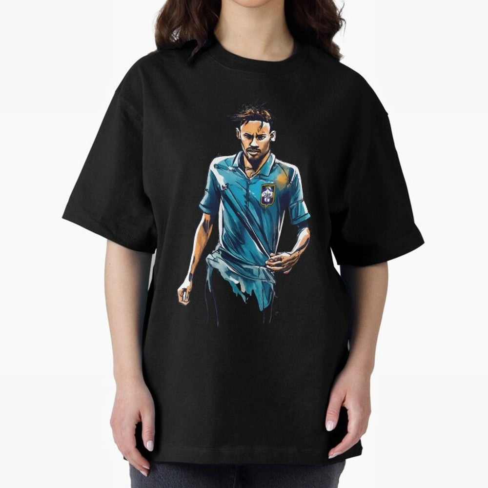 Neymar Jr watercolor drawing Classic T-Shirt Show Your Love for FIFA World Cup 2026 Group Stage Connected to Messi, CR7 and Mbappe, Brazil, Portugal and Argentina Energy, Fan Favorite Moments, National Team Passion, Big Match Drama and Soccer