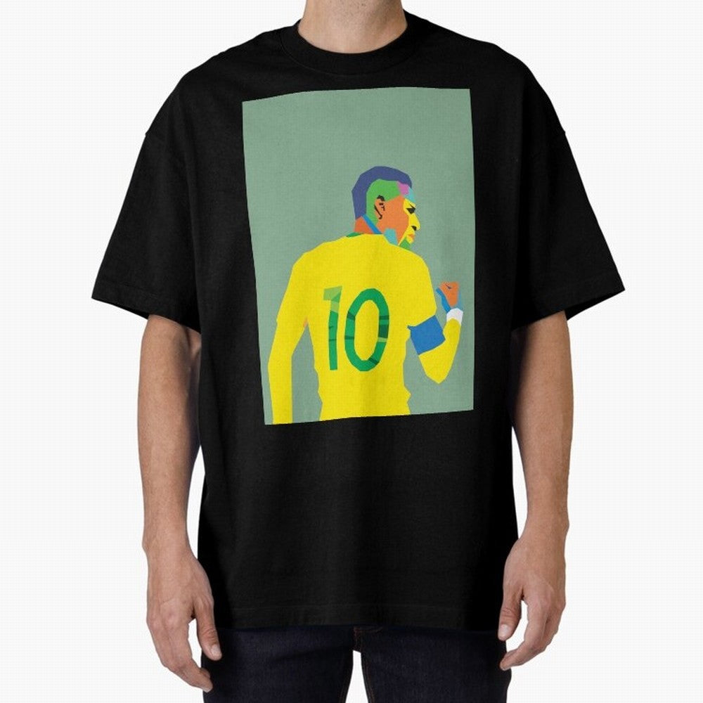 Neymar Jr Oversized T-Shirt Follow the Final Road of Global Football Passion for FIFA World Cup 2026 USA Canada Mexico, Inspired by Mbappe, Portugal, Stadium Chants, National Pride, Trophy Dreams and Unforgettable Football Memories; Great for