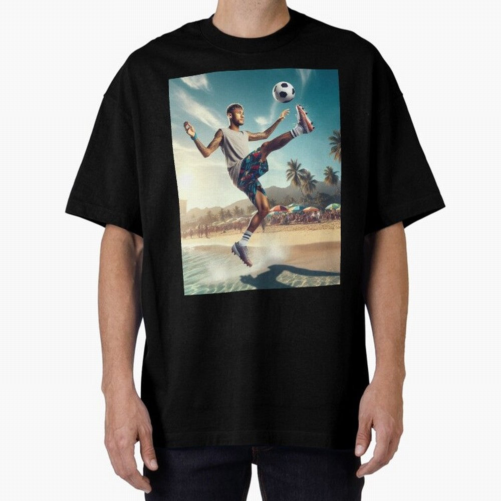 Neymar Junior Playing on Beach Classic T-Shirt Get Ready for the FIFA World Cup 2026 Group Stage Journey through Neymar Highlights, Germany Pride, Stadium Memories, Football Loyalty, International Chants and Championship Tradition; Ideal for Fans