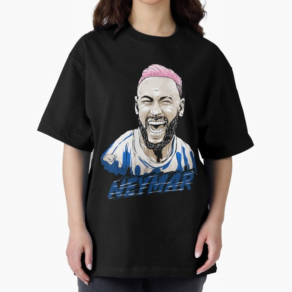 neymar superstar in paris Oversized T-Shirt Represent Fans Who Live for FIFA World Cup 2026 Group Stage Spirit, Featuring England and Germany, Messi, CR7 and Mbappe, Stadium Memories, Football Loyalty, International Chants and Championship