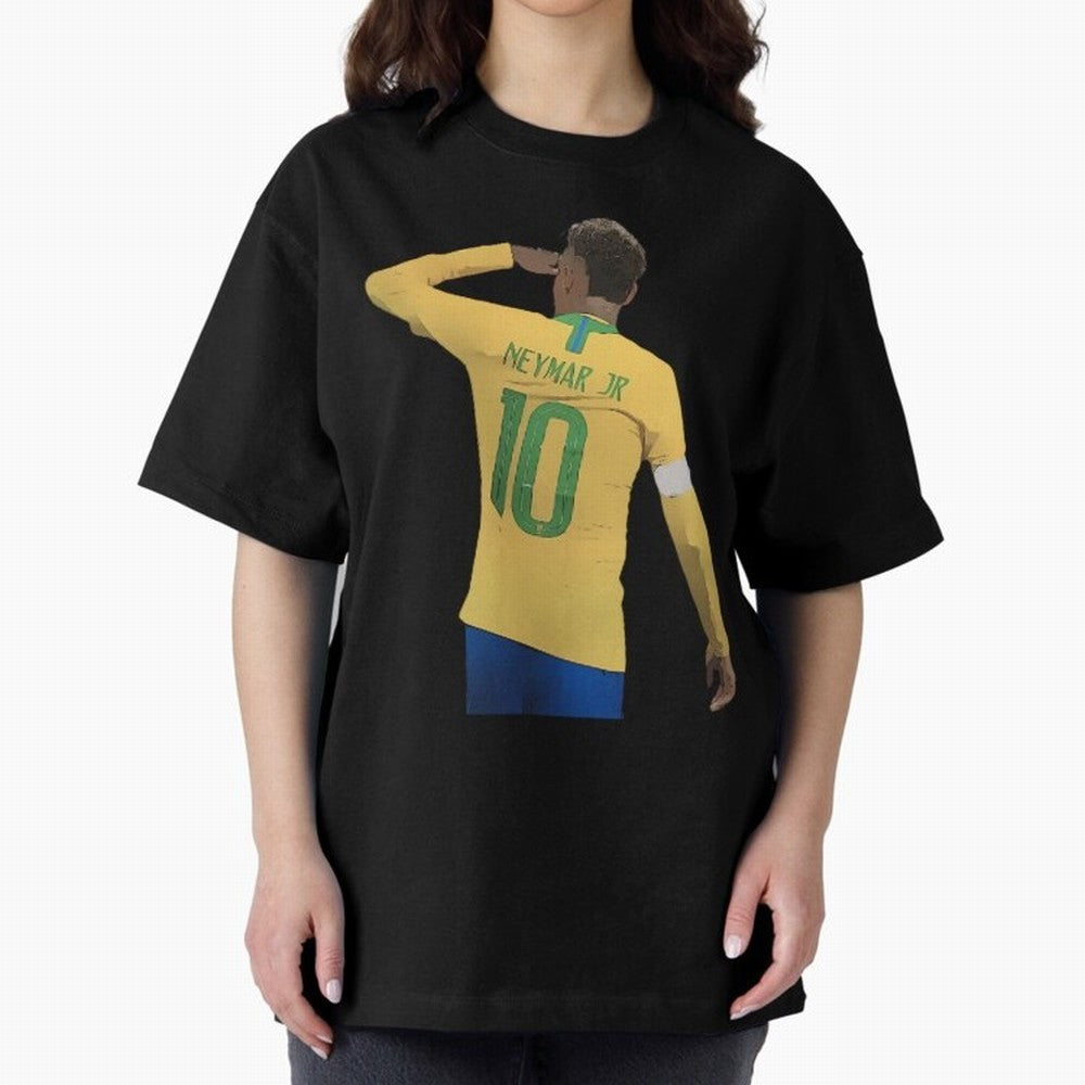 Neymar Jr World Cup Brazil Classic T-Shirt Show Championship Spirit for FIFA World Cup 2026 USA Canada Mexico Spirit, Highlighting Portugal, Neymar, Haaland and Cristiano Ronaldo, Sports Nostalgia, International Competition, Famous Players and
