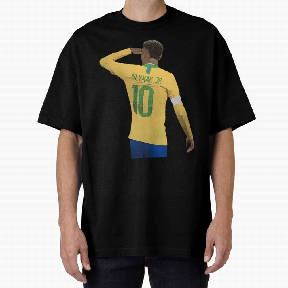 Neymar Jr World Cup Brazil Classic T-Shirt Show Championship Spirit for FIFA World Cup 2026 USA Canada Mexico Spirit, Highlighting Portugal, Neymar, Haaland and Cristiano Ronaldo, Sports Nostalgia, International Competition, Famous Players and