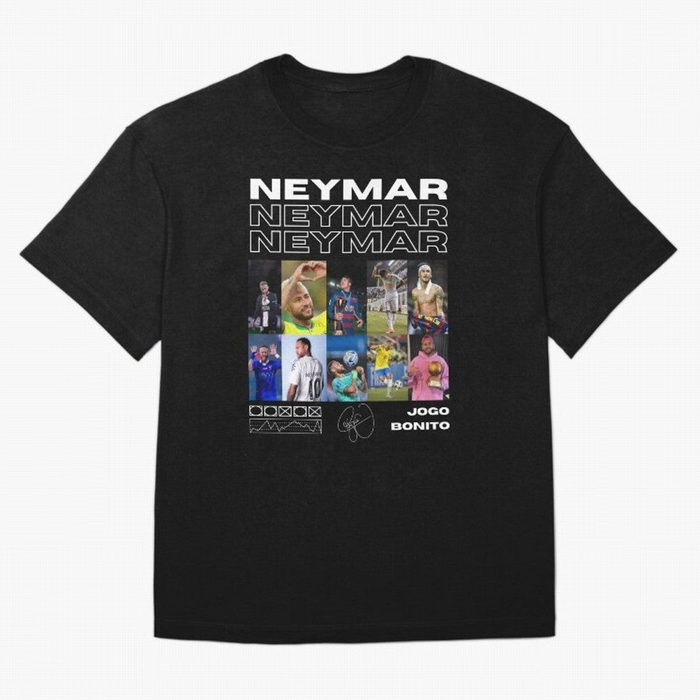 Neymar Jr. Collage Classic T-Shirt Make Your Look Match FIFA World Cup 2026 Group Stage Celebrating Messi, England Energy, Soccer Culture, Superstar Moments, National Team Dreams and Competitive Fire; Ideal for Fans Who Follow Messi, Cristiano
