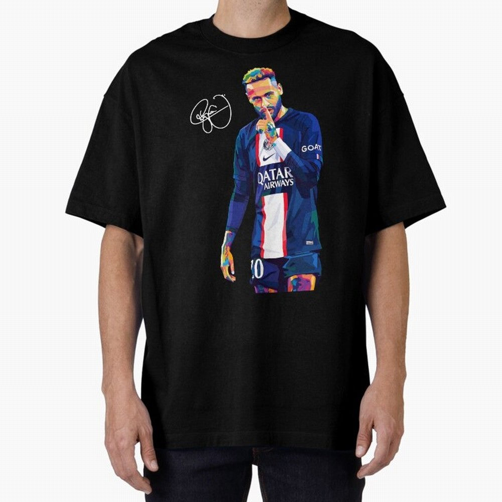 Neymar Jr Wpap Art Classic T-Shirt Celebrate Global Passion for Global Football Passion for FIFA World Cup 2026, Driven by Neymar, Haaland and Cristiano Ronaldo, Brazil, Football Passion, Legendary Performances, Festival Vibes and Supporter
