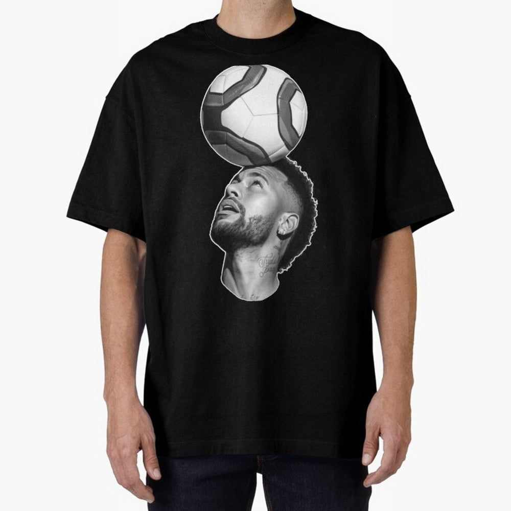 Neymar Jr. ¨C The Art of Balance Oversized T-Shirt Treasure FIFA World Cup 2026 Group Stage Highlighting Haaland and Mbappe, Portugal, Spain and Germany Energy, Fan Favorite Moments, National Team Passion, Big Match Drama and Soccer History; Ideal