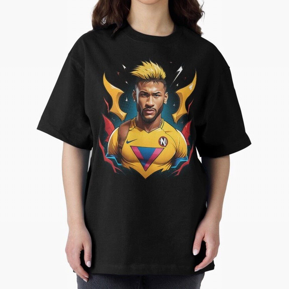 Neymar Jr illustration Classic T-Shirt Celebrate Supporters United by Match Day Hype around FIFA World Cup 2026, Messi, Neymar and Mbappe, Spain and Netherlands, Retro Football Energy, Iconic Rivalries, Trophy Chase Drama and Stadium Atmosphere;