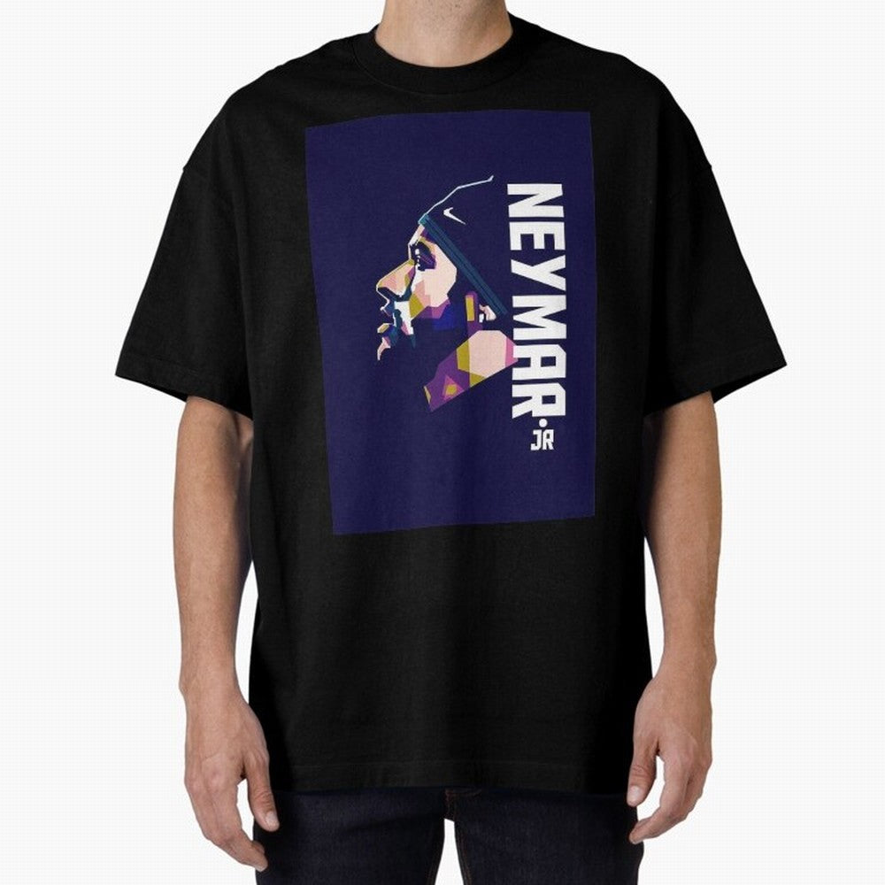 Neymar Jr Art Print Navy Classic T-Shirt Share Match Day Hype around FIFA World Cup 2026, CR7, Portugal, Vintage Soccer Flavor, Modern Football Stars, National Flags and Final Night Emotion; Ideal for Fans Who Follow Messi, Cristiano Ronaldo, CR7,