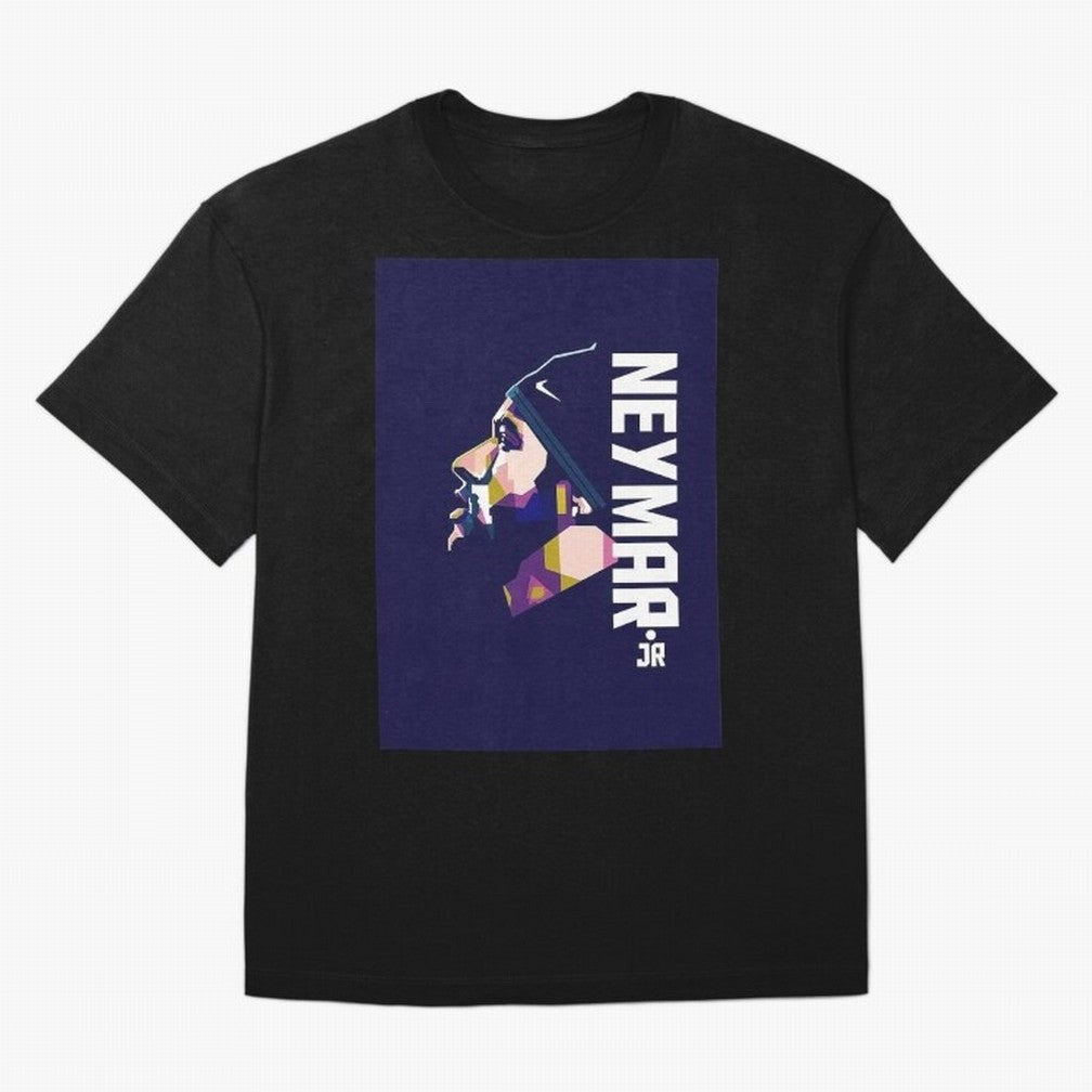 Neymar Jr Art Print Navy Classic T-Shirt Share Match Day Hype around FIFA World Cup 2026, CR7, Portugal, Vintage Soccer Flavor, Modern Football Stars, National Flags and Final Night Emotion; Ideal for Fans Who Follow Messi, Cristiano Ronaldo, CR7,