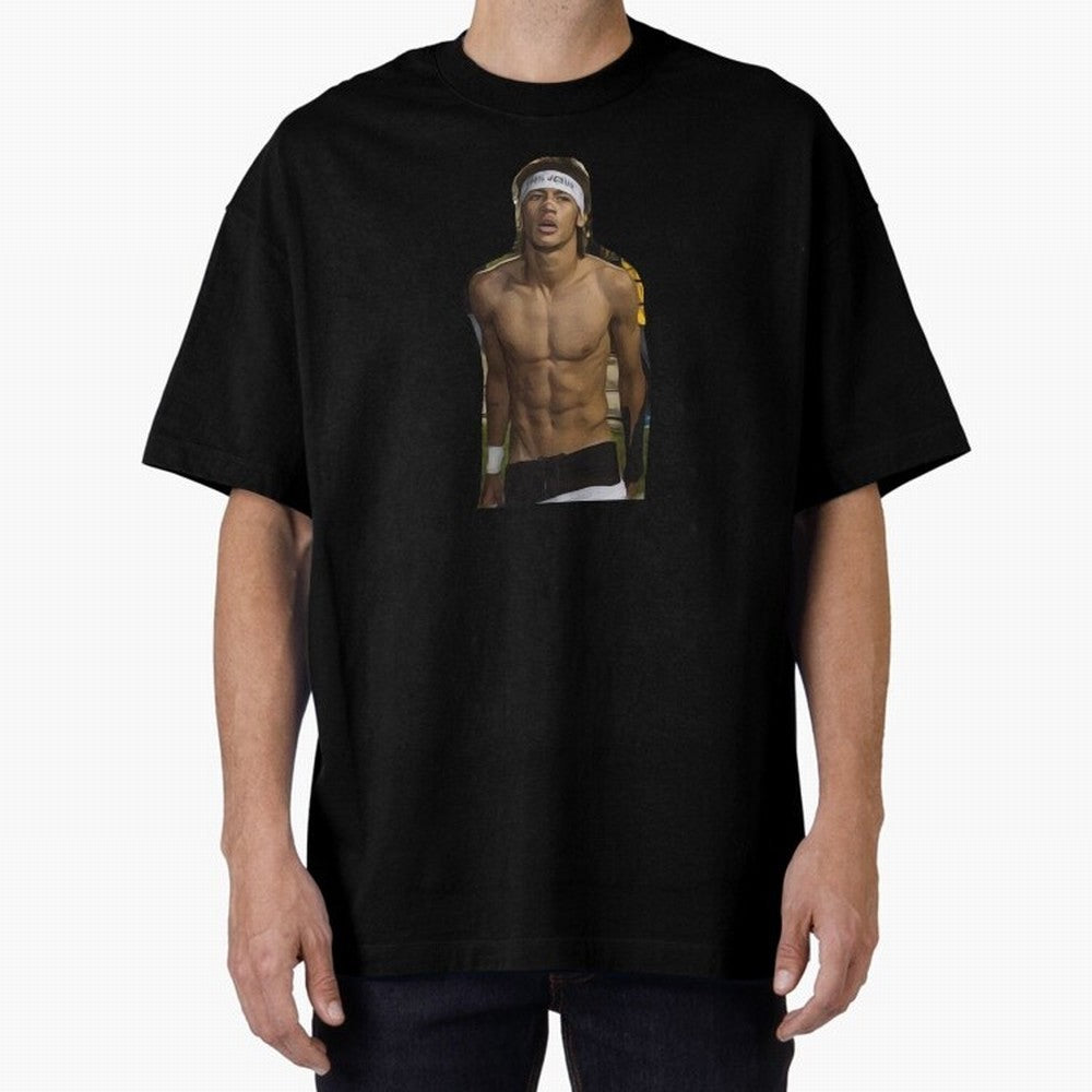 NEYMAR JR - OIL PAINTING PRINT Classic T-Shirt Keep the Legacy of FIFA World Cup 2026 for Fans of Messi and Cristiano Ronaldo and England, France and Netherlands, Bringing Worldwide Fan Energy, Dramatic Goals, Stadium Lights and Championship