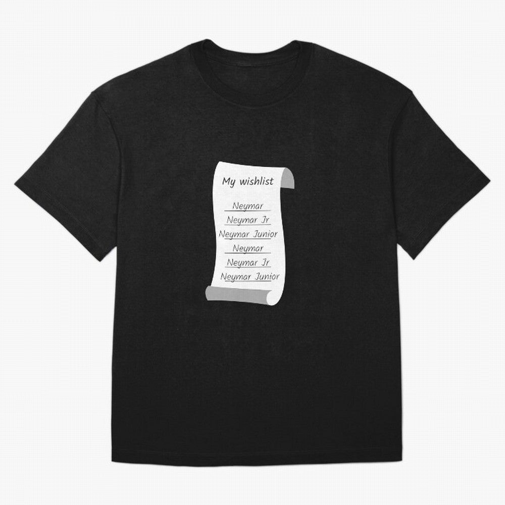 My Wishlist Neymar Jr Neymar Neymar Junior Oversized T-Shirt Follow FIFA World Cup 2026 Centered on CR7 and Messi, France and Portugal Energy, Goal Celebration Energy, Supporter Heritage, Football Icons and Worldwide Tournament Joy; Made for Die