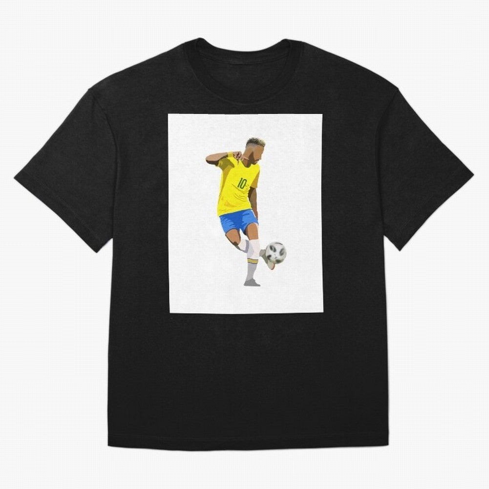 Neymar Jr Brazil Classic T-Shirt Show Your Love for Match Day Hype around FIFA World Cup 2026, CR7 and Messi, England, Championship Spirit, Famous Goals, Roaring Crowds and International Football Unity; Built for Supporters Chasing Trophy Dreams,