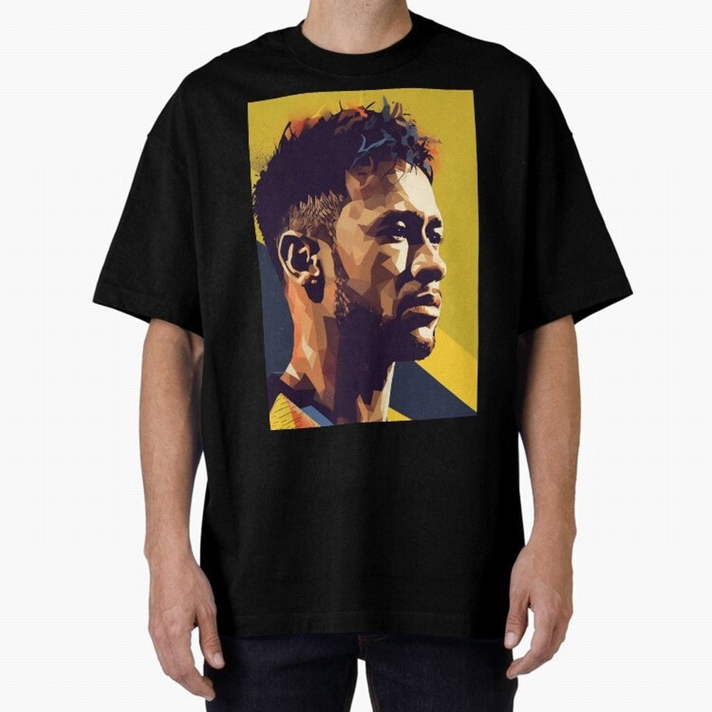 Neymar Jr art Oversized T-Shirt Live the Energy of FIFA World Cup 2026 Group Stage Spirit, Highlighting France, CR7 and Messi, Championship Spirit, Famous Goals, Roaring Crowds and International Football Unity; Made for Collectors Who Enjoy Iconic