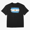 ARGENTINIAN FLAG PRINT Oversized T-Shirt Show Passion for the Stars of Global Football Passion for FIFA World Cup 2026 Group Stage, Featuring Neymar, Argentina, France and Brazil, Worldwide Fan Energy, Dramatic Goals, Stadium Lights and