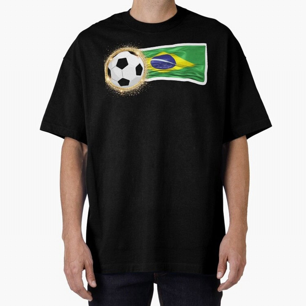 BRAZIL - BRAZILIAN FOOTBALL STICKER Classic T-Shirt Make Your Look Match FIFA World Cup 2026 Group Stage Spirit, Celebrating Portugal, Messi, Goal Celebration Energy, Supporter Heritage, Football Icons and Worldwide Tournament Joy; Built for