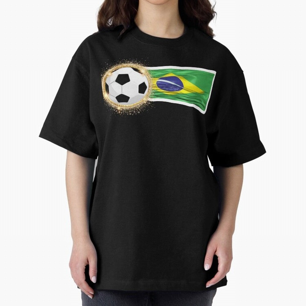 BRAZIL - BRAZILIAN FOOTBALL STICKER Classic T-Shirt Make Your Look Match FIFA World Cup 2026 Group Stage Spirit, Celebrating Portugal, Messi, Goal Celebration Energy, Supporter Heritage, Football Icons and Worldwide Tournament Joy; Built for