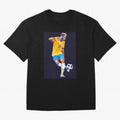 Neymar Jr Wpap pop art Oversized T-Shirt Feel the Roar of Match Day Hype around FIFA World Cup 2026 Group Stage, Neymar, Haaland and Cristiano Ronaldo, Argentina and Brazil, Supporter Pride, Iconic Celebrations, Legendary Names and Global Match Day