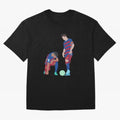 Messi and Neymar Football Free Kick Classic T-Shirt Bring a Vintage Feel to FIFA World Cup 2026 Group Stage for Fans of Messi, CR7 and Mbappe and Argentina and Brazil, Bringing Champion Mindset, Group Stage Buzz, Knockout Tension and Passionate Fan