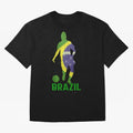 Brazil Essential T-Shirt Follow the Final Road of Global Football Passion for FIFA World Cup 2026 USA Canada Mexico, Driven by Neymar, Spain, Match Day Excitement, Supporter Culture, Golden Goals and Global Football Passion; Ideal for Fans Who