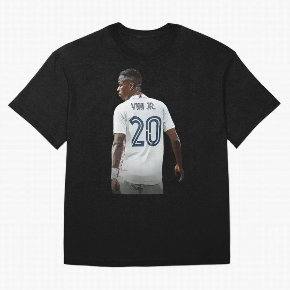 Vinicius Jr 20 - Madrid Classic T-Shirt Follow the Final Road of Match Day Hype around FIFA World Cup 2026, Cristiano Ronaldo, Haaland and CR7, Netherlands, Sports Nostalgia, International Competition, Famous Players and Unforgettable Victories;