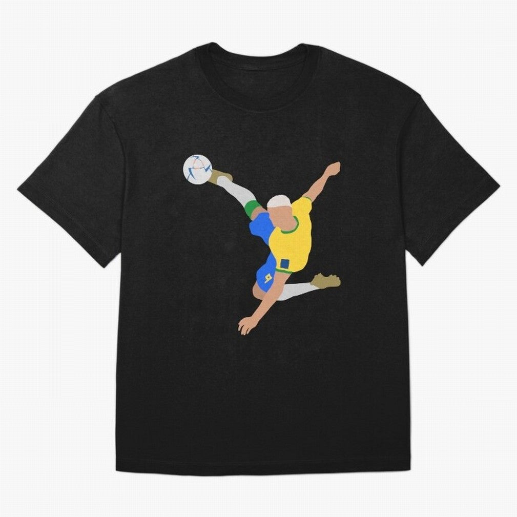 Richarlison Brazil Bicycle Kick Football Goal Classic T-Shirt Support the Legends of Match Day Hype around FIFA World Cup 2026, Mbappe, England, Tournament Hype, Historic Matchups, Family Viewing Parties and Global Sports Pride; Built for