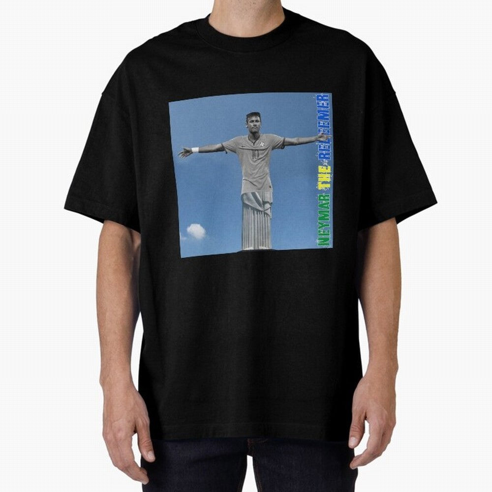 Neymar The Redeemer Essential T-Shirt Relive Legendary Nights from Match Day Hype around FIFA World Cup 2026, Neymar, Netherlands, Football Festival Excitement, Trophy Ambitions, Country Rivalries and Star Player Buzz; Great for Supporters Who Love