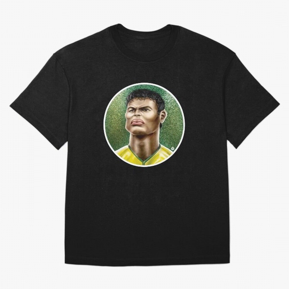 Footballicature : Thiago Silva Classic T-Shirt Feel the Heartbeat of Global Football Passion for FIFA World Cup 2026, Made for Messi, CR7 and Mbappe, Netherlands, Supporter Pride, Iconic Celebrations, Legendary Names and Global Match Day Energy;