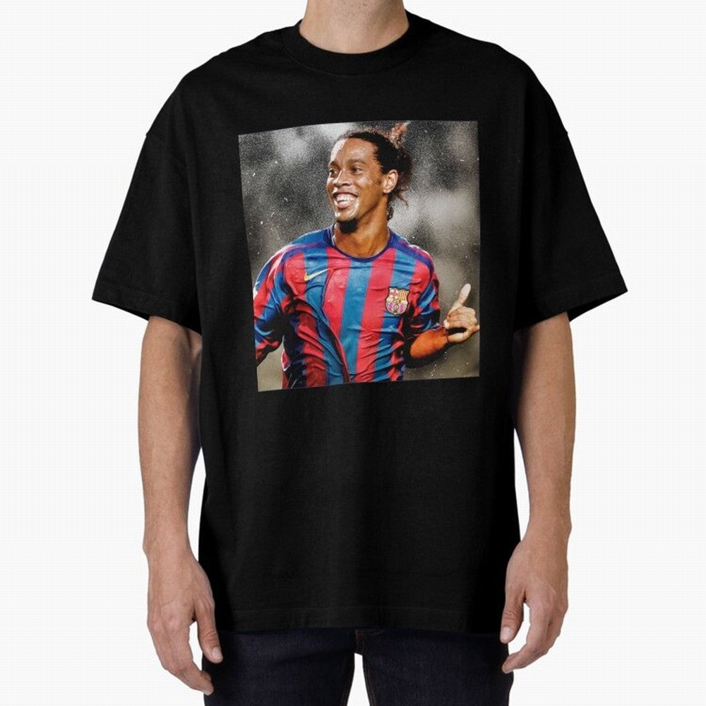 ronaldinho Classic T-Shirt Bring Global Tournament Vibes to Global Football Passion for FIFA World Cup 2026 Group Stage, Celebrating Cristiano Ronaldo, Haaland and CR7, England and Germany, Football Passion, Legendary Performances, Festival Vibes