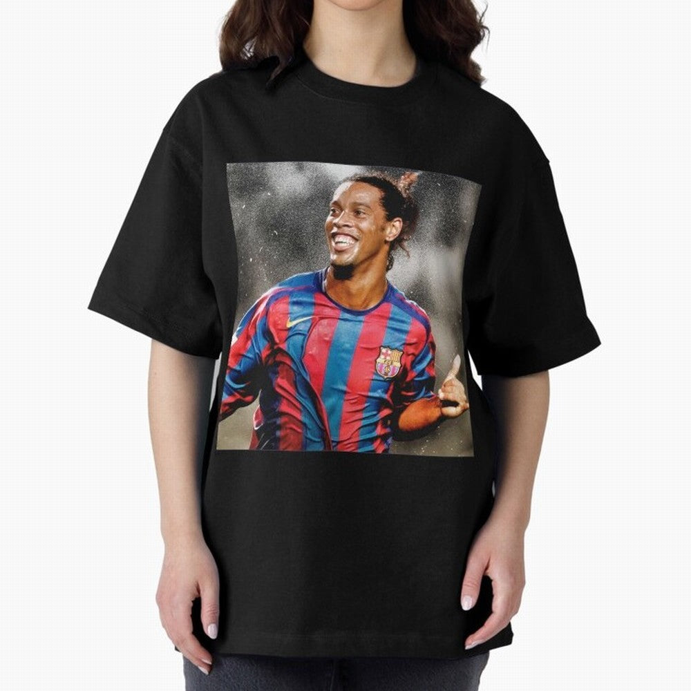 ronaldinho Classic T-Shirt Bring Global Tournament Vibes to Global Football Passion for FIFA World Cup 2026 Group Stage, Celebrating Cristiano Ronaldo, Haaland and CR7, England and Germany, Football Passion, Legendary Performances, Festival Vibes