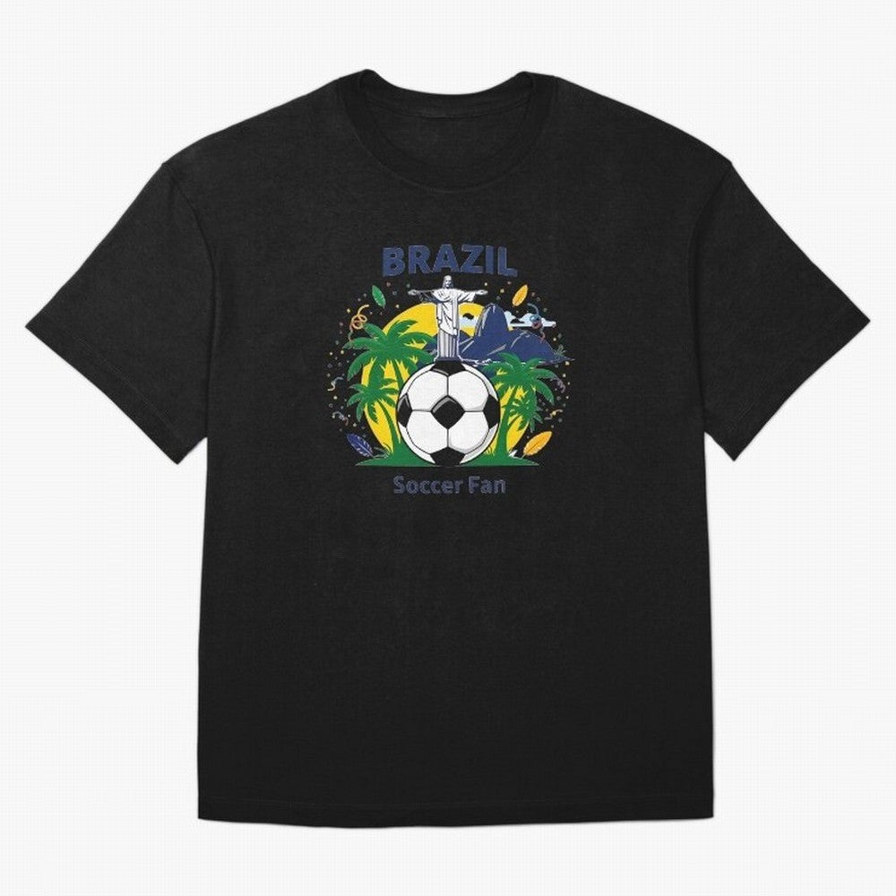 Brazil Soccer Fan T-shirt Classic T-Shirt Relive the FIFA World Cup 2026 Group Stage Journey through Cristiano Ronaldo, Haaland and CR7 Highlights, France and Portugal Pride, Football Festival Excitement, Trophy Ambitions, Country Rivalries and