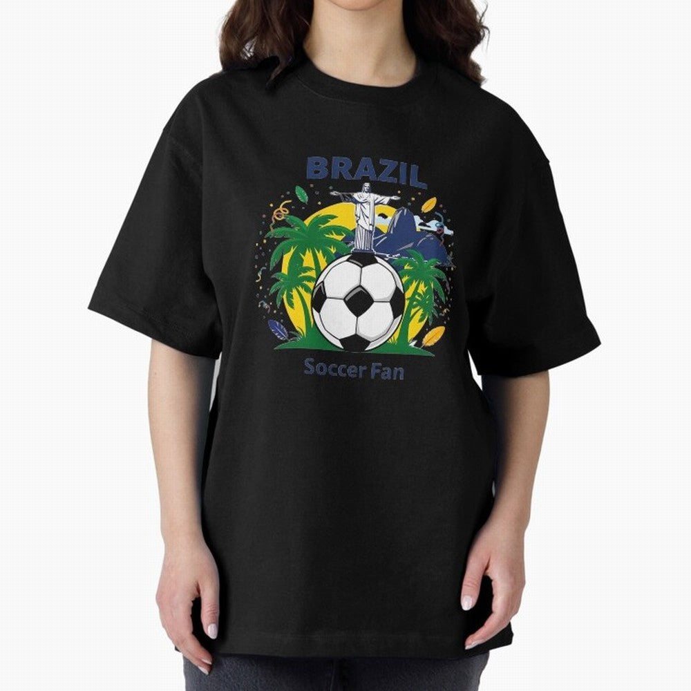 Brazil Soccer Fan T-shirt Classic T-Shirt Relive the FIFA World Cup 2026 Group Stage Journey through Cristiano Ronaldo, Haaland and CR7 Highlights, France and Portugal Pride, Football Festival Excitement, Trophy Ambitions, Country Rivalries and