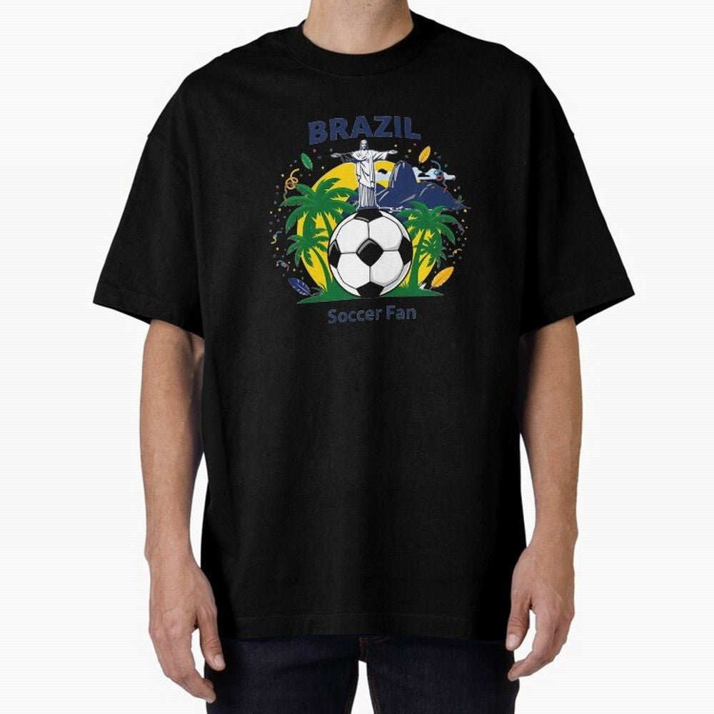 Brazil Soccer Fan T-shirt Classic T-Shirt Relive the FIFA World Cup 2026 Group Stage Journey through Cristiano Ronaldo, Haaland and CR7 Highlights, France and Portugal Pride, Football Festival Excitement, Trophy Ambitions, Country Rivalries and
