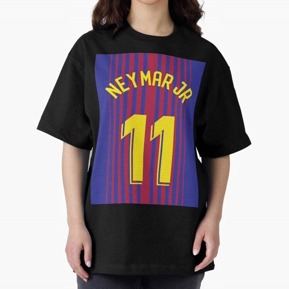 NEYMAR JR FOOTBALL SOCCER JERSEY BARCELONA Oversized T-Shirt Turn Football Passion into Match Day Hype around FIFA World Cup 2026 USA Canada Mexico, Haaland, England and Germany, Match Day Excitement, Supporter Culture, Golden Goals and Global