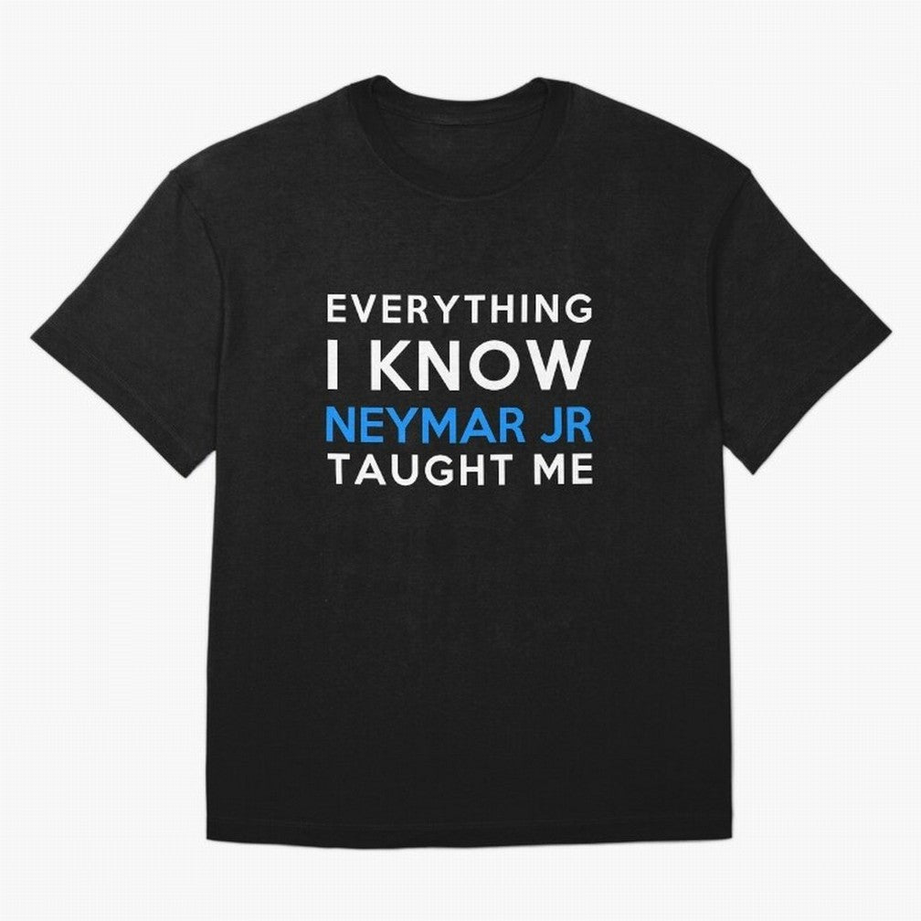 Everything i know - Neymar Jr Oversized T-Shirt Celebrate Soccer Greatness during Match Day Hype around FIFA World Cup 2026 USA Canada Mexico, Cristiano Ronaldo, Haaland and CR7, Brazil, Worldwide Fan Energy, Dramatic Goals, Stadium Lights and