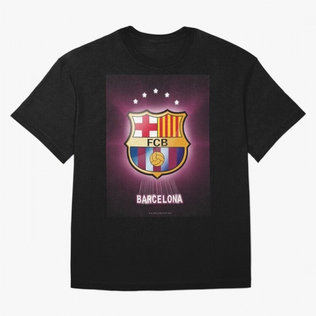 barcelona Oversized T-Shirt Stand Out with Spirit from the FIFA World Cup 2026 Group Stage Journey through Neymar Highlights, Spain and Netherlands Pride, Classic Soccer Heritage, Championship Pressure, Fan Loyalty and International Pride; Created