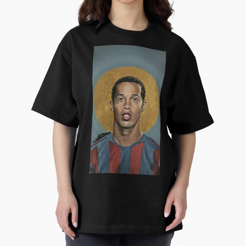 ronaldinho Oversized T-Shirt Upgrade FIFA World Cup 2026 Made for Mbappe and Neymar, Germany Energy, Stadium Memories, Football Loyalty, International Chants and Championship Tradition; Great for Supporters Who Love Legendary Players, National