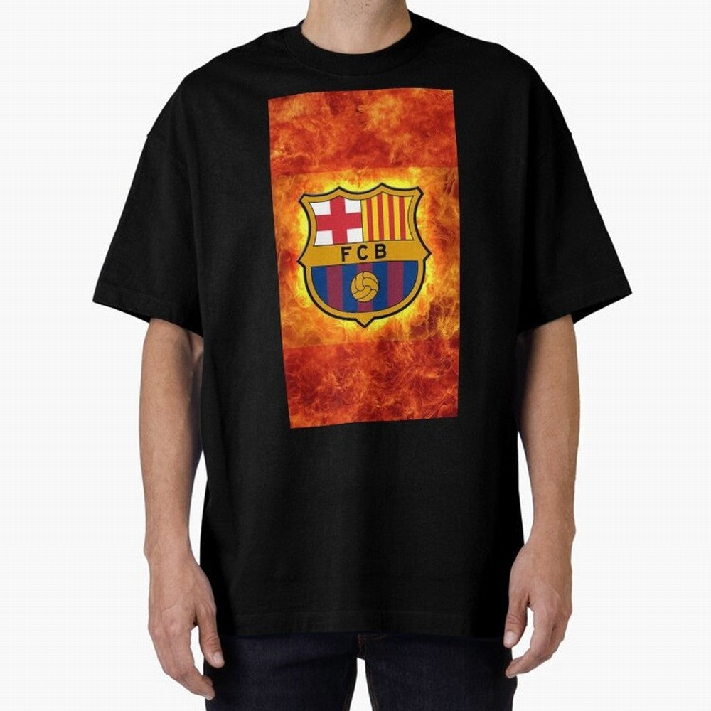 barcelona fire Classic T-Shirt Show Support during Match Day Hype around FIFA World Cup 2026 Group Stage, Messi, CR7 and Mbappe, Portugal, Match Day Excitement, Supporter Culture, Golden Goals and Global Football Passion; Made for Collectors Who