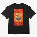 barcelona fire Classic T-Shirt Show Support during Match Day Hype around FIFA World Cup 2026 Group Stage, Messi, CR7 and Mbappe, Portugal, Match Day Excitement, Supporter Culture, Golden Goals and Global Football Passion; Made for Collectors Who