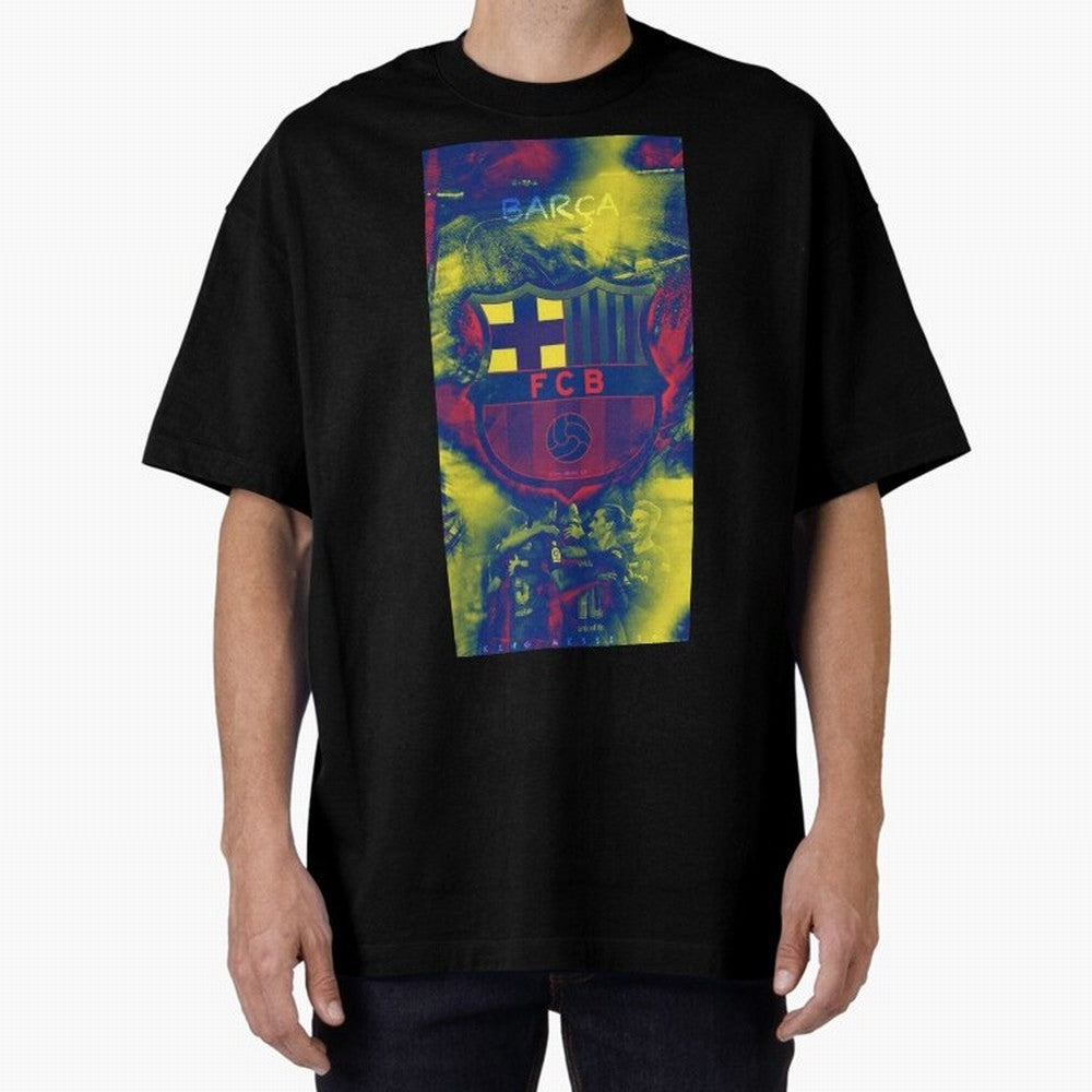 barcelona Oversized T-Shirt Make Game Day About Match Day Hype around FIFA World Cup 2026, Mbappe and Neymar, France, Football Passion, Legendary Performances, Festival Vibes and Supporter Community; Created for Match Day Parties, Soccer Gifts, Fan