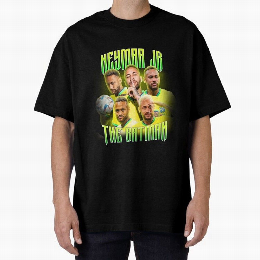 Neymar Jr Vintage Style Tee, Bootleg Tee, Bootleg T Shirt, Rap Tee Classic T-Shirt Celebrate Soccer Greatness during FIFA World Cup 2026 for Fans of Messi, CR7 and Mbappe and Argentina, France and Brazil, Bringing Match Day Excitement, Supporter
