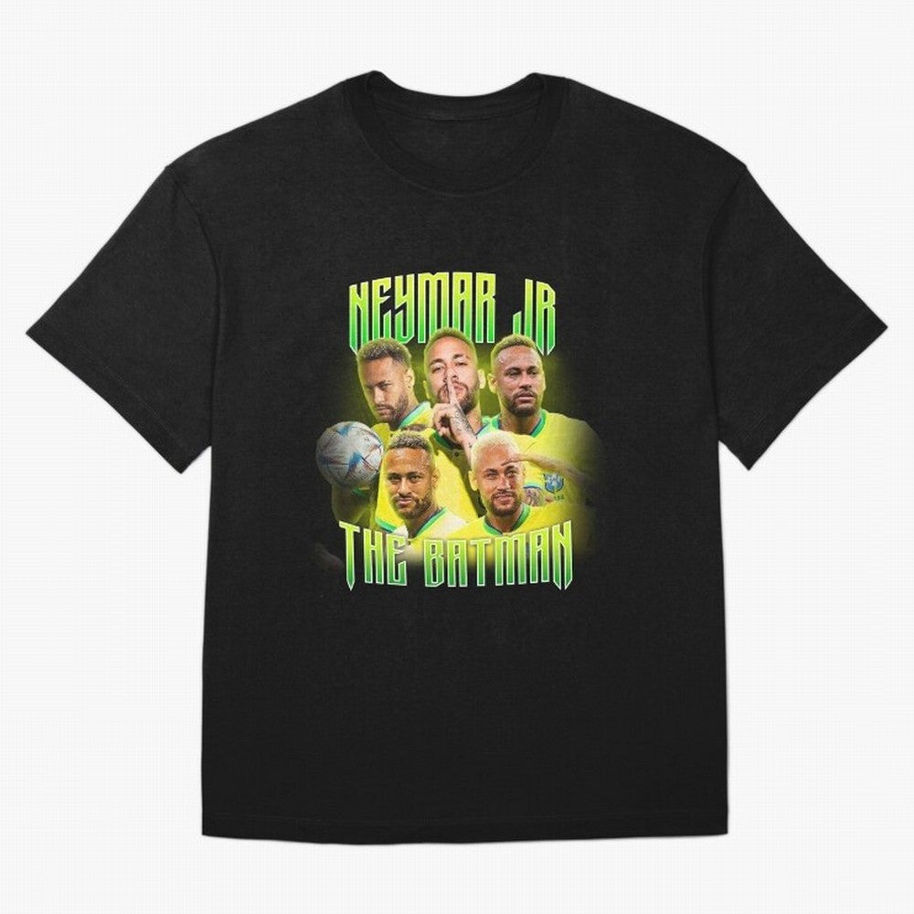 Neymar Jr Vintage Style Tee, Bootleg Tee, Bootleg T Shirt, Rap Tee Classic T-Shirt Celebrate Soccer Greatness during FIFA World Cup 2026 for Fans of Messi, CR7 and Mbappe and Argentina, France and Brazil, Bringing Match Day Excitement, Supporter