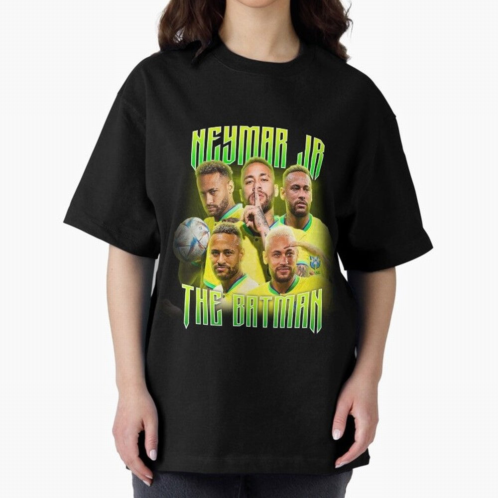 Neymar Jr Vintage Style Tee, Bootleg Tee, Bootleg T Shirt, Rap Tee Classic T-Shirt Celebrate Soccer Greatness during FIFA World Cup 2026 for Fans of Messi, CR7 and Mbappe and Argentina, France and Brazil, Bringing Match Day Excitement, Supporter