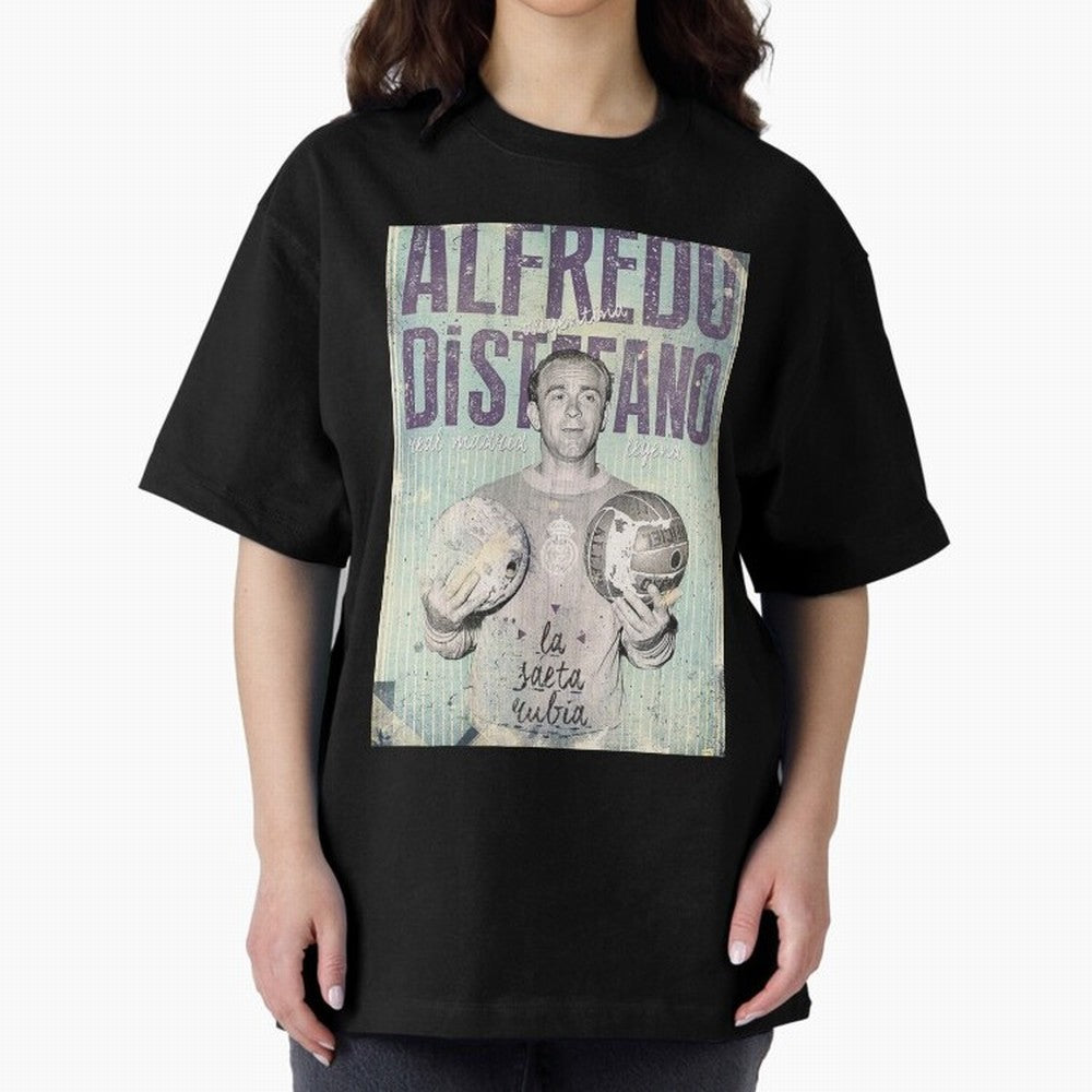 alfredo distafano Classic T-Shirt Experience FIFA World Cup 2026 Group Stage Centered on Cristiano Ronaldo, Brazil, Portugal and Argentina Energy, Match Day Excitement, Supporter Culture, Golden Goals and Global Football Passion; Ideal for Football