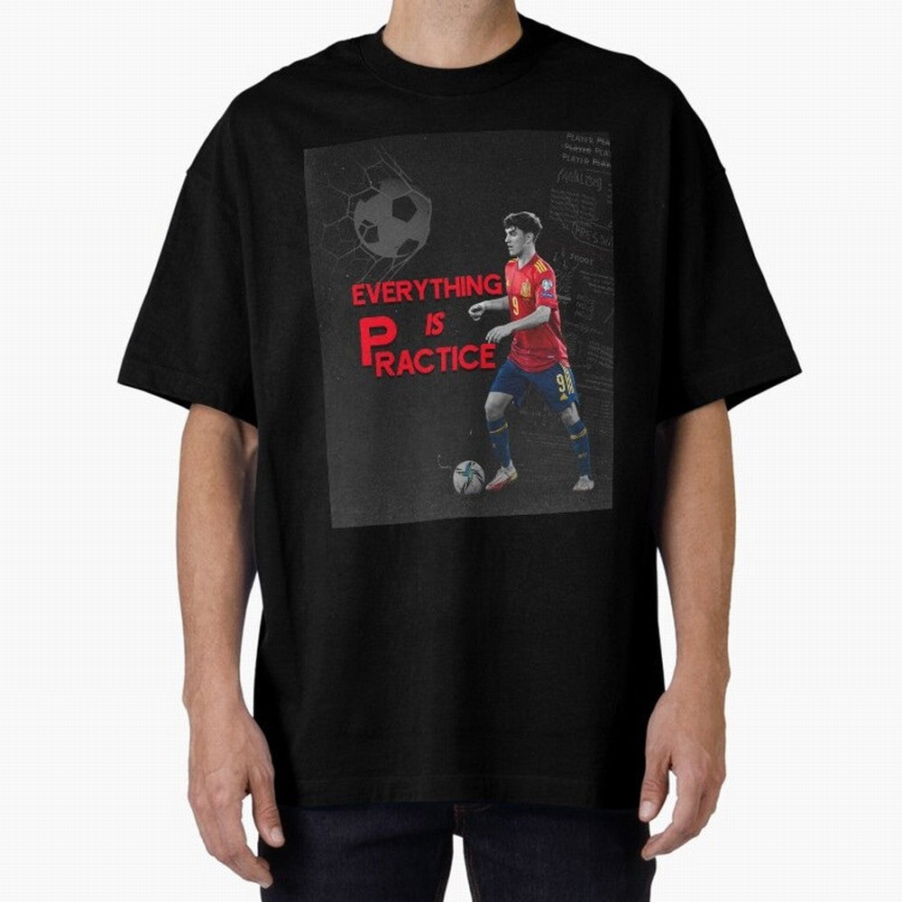 Pablo Gavi Oversized T-Shirt Celebrate the Biggest Stage of Global Football Passion for FIFA World Cup 2026 USA Canada Mexico, Filled with Neymar, England, France and Netherlands, Fan Favorite Moments, National Team Passion, Big Match Drama and