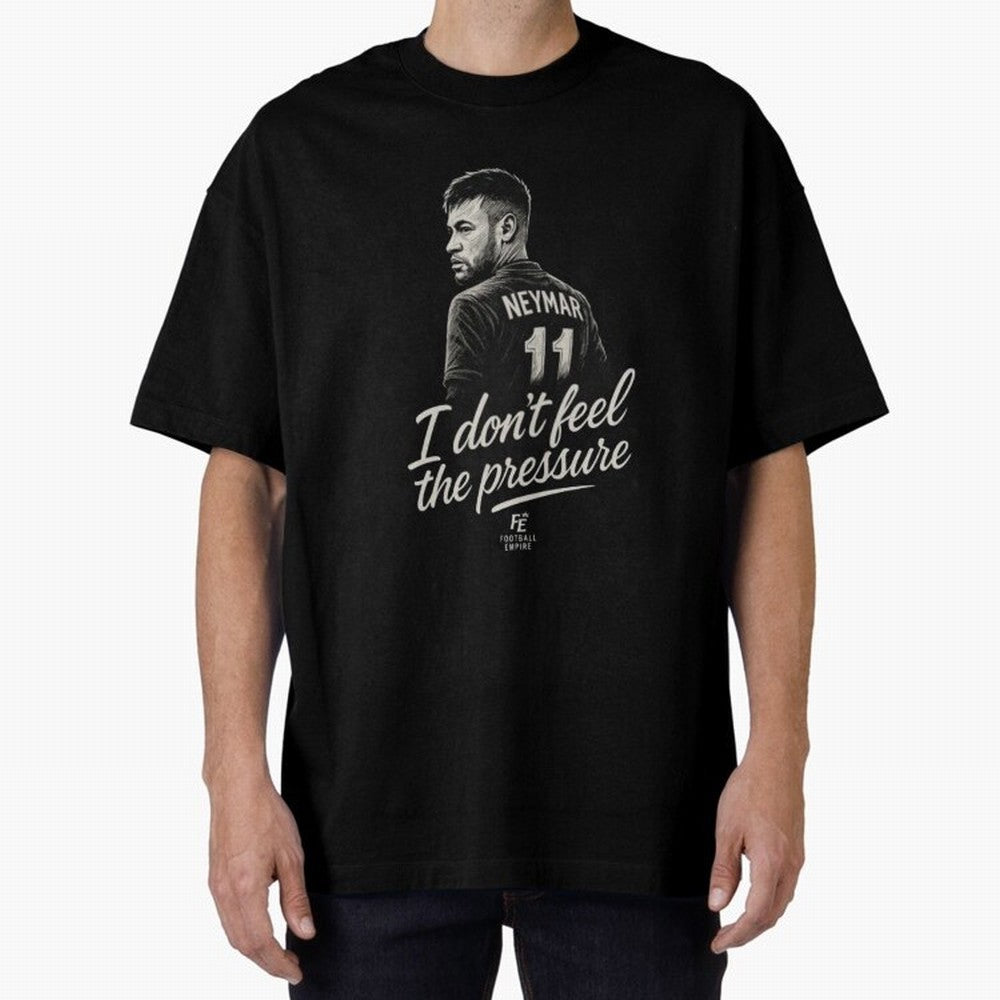 I Don¡¯t Feel The Pressure ¨C Neymar Inspired Street Football Art | Football Empire Classic T-Shirt Celebrate Fan Favorites in Global Football Passion for FIFA World Cup 2026, Driven by Mbappe and Neymar, Argentina and Brazil, Retro Football
